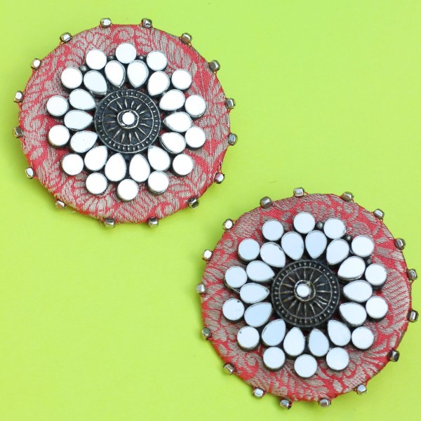 Pastel Pink Chakra Studs